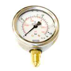 WIKA B711-W063160D — MANOMETR 1/4 DÓŁ, 0-160 BAR