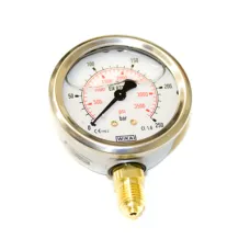 WIKA B711-W063250D — MANOMETR 1/4 DÓŁ, 0-250 BAR