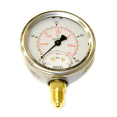 WIKA B711-W063400D — MANOMETR 1/4 DÓŁ, 0-400 BAR