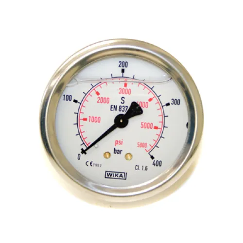 MANOMETR 1/4 TYŁ, 0-400 BAR