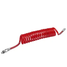 BREMHER BHPSCZM22PE55M — PRZEWÓD PNEUM. SPIRALNY M22 CZERWONY POLIETYLENOWY, 5,5M