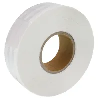 TAŚMA ODBLASKOWA W ROLCE 50MB BIAŁA III GENERACJA, PRZERYWANE, KONTUROWA