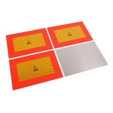  BHTWP4ALRF — TABLICA WYRÓŻN. POJAZDY DŁUGIE MAŁA 280X200MM, 4SZT/OPAKOWANIE