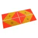 TABLICA WYRÓŻN. POJAZDY CIĘŻKIE MAŁA 282X132MM, 4SZT/OPAKOWANIE, RF