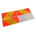 TABLICA WYRÓŻN. POJAZDY CIĘŻKIE MAŁA 282X132MM, 4SZT/OPAKOWANIE, RF