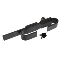 ZAMEK - BLOKADA KONTENERA - STAL WĘGLOWA, 2 KLUCZE, PRZEŚWIT 235/450MM