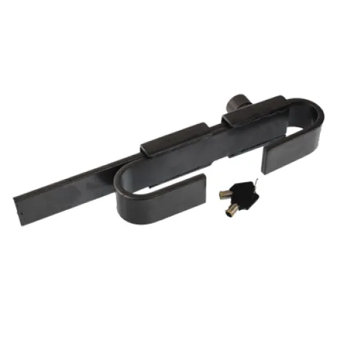 ZAMEK - BLOKADA KONTENERA - STAL WĘGLOWA, 2 KLUCZE, PRZEŚWIT 235/450MM