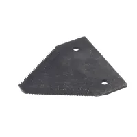 NOŻYK ZĄBKOWANY BIZON, CLAAS, DEUTZ, JOHN DEERE, 76X80X2,5MM, FI 5,75MM
