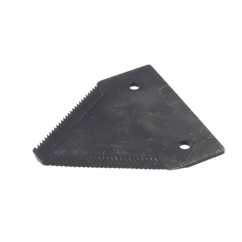 NOŻYK ZĄBKOWANY BIZON, CLAAS, DEUTZ, JOHN DEERE, 76X80X2,5MM, FI 5,75MM