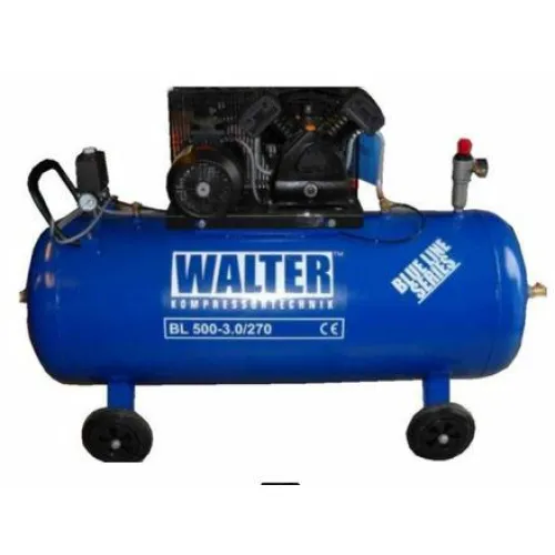 KOMPRESOR SPRĘŻARKA TŁOKOWA 270L 2-CYL, 3,0KW, 400V, 10BAR, ZBIORNIK POZIOMY