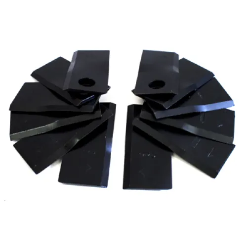 NOŻYKI ROTACYJNE KOSIARKI SAMASZ L/P 49X105X4MM, FI 19MM, 12SZT/OPAKOWANIE