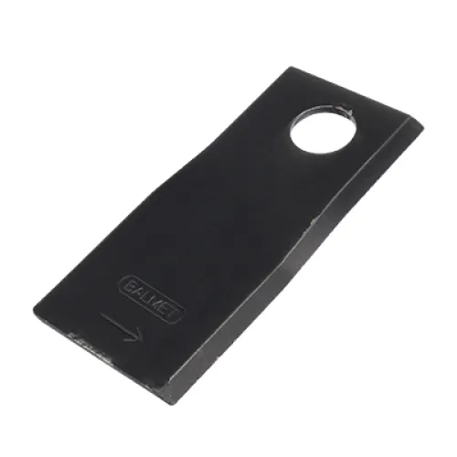 NOŻYK ROTACYJNY KOSIARKI LEWY 49X120X3MM, FI 19MM
