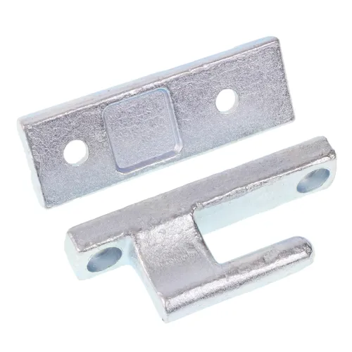 ZAWIAS BURTY ALUMINIOWEJ L=120MM, STALOWY OCYNK KPL