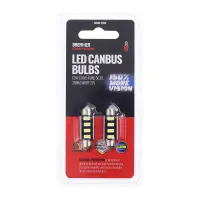 ŻARÓWKI LED CANBUS C5W C10W 2SZT, 4SMD 5630, 39MM BIAŁE 12V