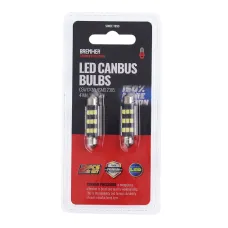  C5WC10W9L41B — ŻARÓWKI LED CANBUS C5W C10W 2SZT, 9SMD 2385, 41MM BIAŁE 12V