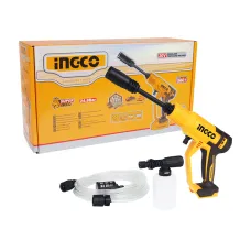 INGCO CPWLI2036 — MYJKA CIŚNIENIOWA AKUMULATOROWA, 20V, MAX 24,8 BAR, 2,8 L/MIN + AKCESORIA