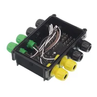 PUSZKA ELEKTRYCZNA POŁĄCZENIOWA 8 PRZYŁĄCZY + PRZEWODY