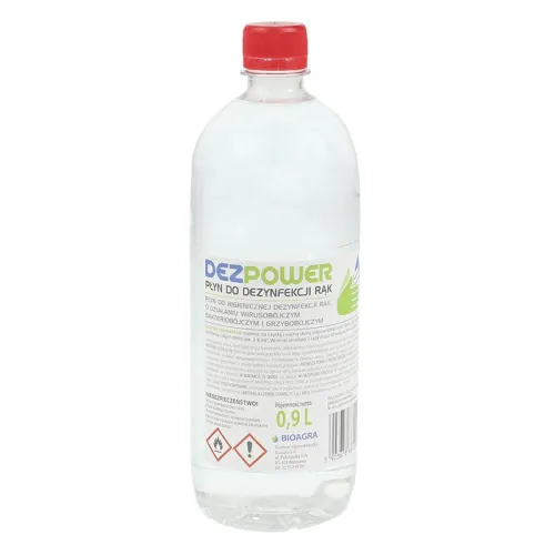 PREPARAT DO DEZYNFEKCJI RĄK 0,9L DEZPOWER