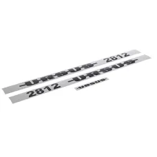 POLSKA PRODUKCJA EMB-2812 — KPL. EMBLEMATÓW URSUS 2812 3SZT/OPAKOWANIE (2X BOK, 1X PRZÓD)