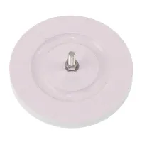 ODBLASK OKRĄGŁY ZE ŚRUBĄ BIAŁY FI 75MM