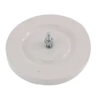 ODBLASK OKRĄGŁY ZE ŚRUBĄ ŻÓŁTY FI 75MM