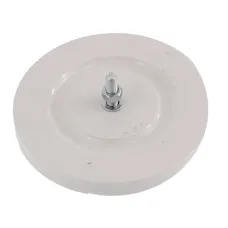 WAŚ FI75SZ — ODBLASK OKRĄGŁY ZE ŚRUBĄ ŻÓŁTY FI 75MM