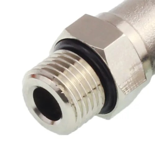 SZYBKOZŁ. TEKALANU FI  8MM / M10X1 KOLANKO, METALOWE