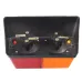 LAMPA TYLNA ZESP. LEWA T-25, METALOWA