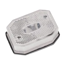 FRISTOM FT-001 B — LAMPA OBRYSOWA BIAŁA Z ODBLASKIEM