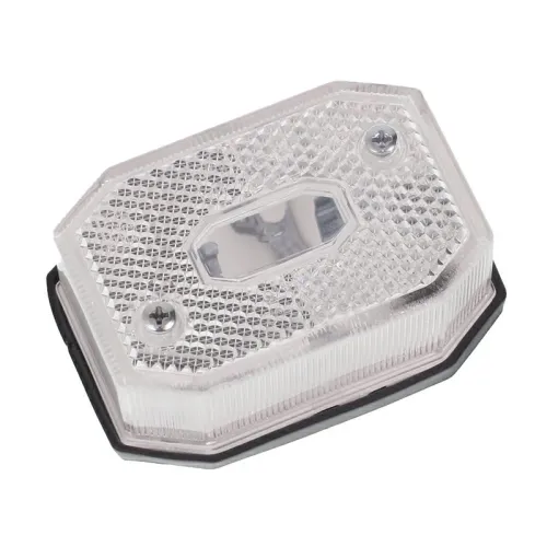 LAMPA OBRYSOWA BIAŁA Z ODBLASKIEM