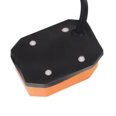 FRISTOM FT-001 Z LED — LAMPA OBRYSOWA POMARAŃCZOWA DIODOWA Z ODBLASKIEM I PRZEWODEM, 12-30V