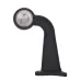 LAMPA OBRYSOWA BIAŁO-CZERWONA DIODOWA NA WYSIĘGNIKU ŁAMANYM, L/P, KRÓTKI , 12/24V