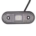 LAMPA OBRYSOWA BIAŁA DIODOWA OWALNA, 12/24V