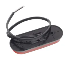 FRISTOM FT-020 C LED — LAMPA OBRYSOWA CZERWONA DIODOWA OWALNA, 12/24V