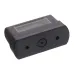 LAMPA OŚWIETLENIA TABLICY REJESTRACYJNEJ, OBUDOWA CZARNA NA WYSOKIEJ PODSTAWIE