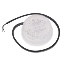 FRISTOM FT-060 B LED — LAMPA OBRYSOWA BIAŁA DIODOWA OKRĄGŁA Z ODBLASKIEM I WIĄZKĄ ELEKTRYCZNĄ 12/30V