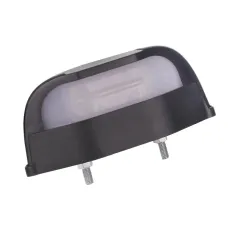 FRISTOM FT-262 LED — LAMPA OŚWIETLENIA TABLICY REJESTRACYJNEJ DIODOWA, KLOSZ BIAŁY, CZARNA, BOCZNA,12...