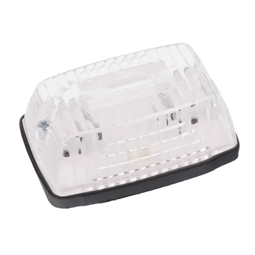 LAMPA OBRYSOWA BIAŁA, PROSTOKĄTNA 12/24V