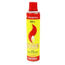 INTER GLOBUS G300 — NABÓJ KARTUSZ Z GAZEM 300ML GAZ DO NAPEŁNIANIA ZAPALNICZEK