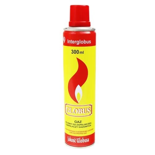 NABÓJ KARTUSZ Z GAZEM 300ML GAZ DO NAPEŁNIANIA ZAPALNICZEK