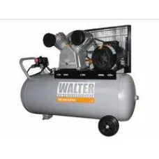 WALTER GK63040100 — KOMPRESOR SPRĘŻARKA TŁOKOWA 100L 2-CYL, 4,0KW, 400V, 10BAR, ZBIORNIK POZIOMY