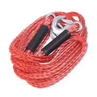 LINKA HOLOWNICZA  3,5T,  4,5M, PLECIONKA CZERWONA, POSIADAJĄ CERTYFIKAT CE