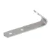 HAK PŁASKI OCYNKOWANY 65X15X2MM ROZSTAW OTWORÓW 20MM, PLANDEKI