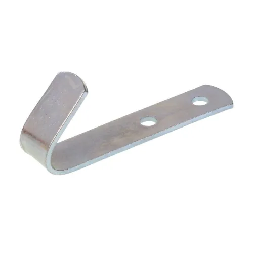 HAK PŁASKI OCYNKOWANY 65X15X2MM ROZSTAW OTWORÓW 20MM, PLANDEKI