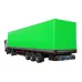PLANDEKA PVC 2,75M X 65MB - ZIELONA 630G/MKW, POWLEKANA, LAKIER 1-STRONNY
