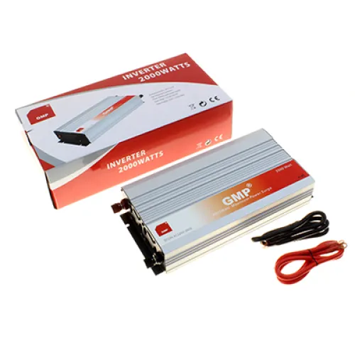 PRZETWORNICA 24V/230V, 2000W/4000W DC/AC W ZESTAWIE OKABLOWANIE