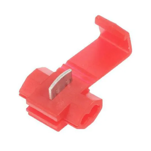 ZŁĄCZKA ZACISKOWA 10A, 0,50-1,00MM2 CZERWONA - 5SZT/OPAKOWANIE