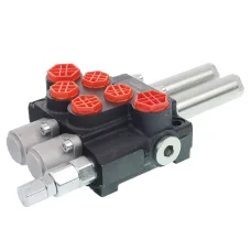 GMP GMP02P40A1A1GV1H — ROZDZIELACZ HYDRAULICZNY 2-SEKCYJNY 40L/MIN, Z 2 KITAMI NA LINKI