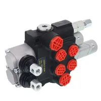 ROZDZIELACZ HYDRAULICZNY 2-SEKCYJNY 40L/MIN, Z JEDNĄ SEKCJĄ PŁYWAJĄCĄ