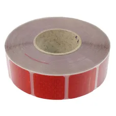 REFLEXITE GMP0306000003H — TAŚMA ODBLASKOWA W ROLCE 50MB CZERWONA III GENERACJA, PRZERYWANA